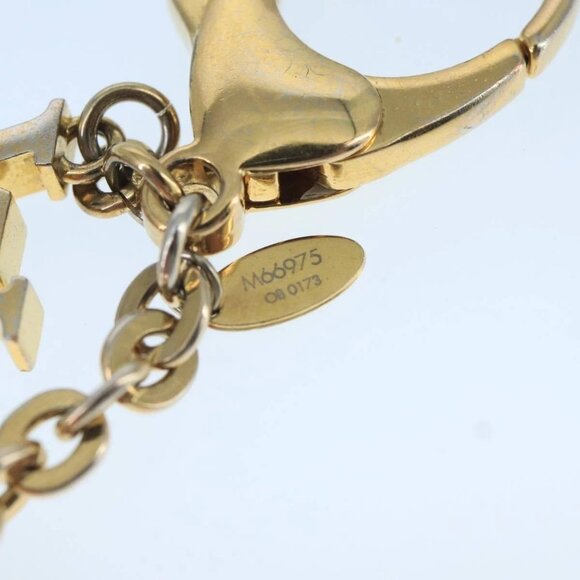 LOUIS VUITTON Hollow Flower Key Holder Gold M66975 LV Auth 106635M - Picture 6 of 10